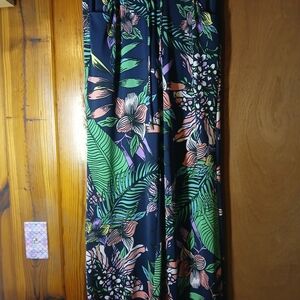 Tropical Print Women's Pants